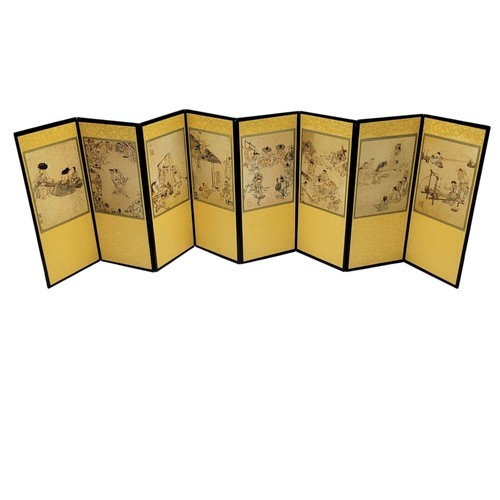 Vintage folding screen - vintage,
