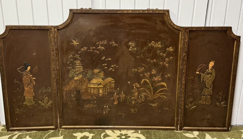 Vintage chinese panel screen - chinese,